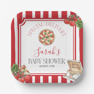 Sonderlieferung Italienische Babyparty  Pappteller