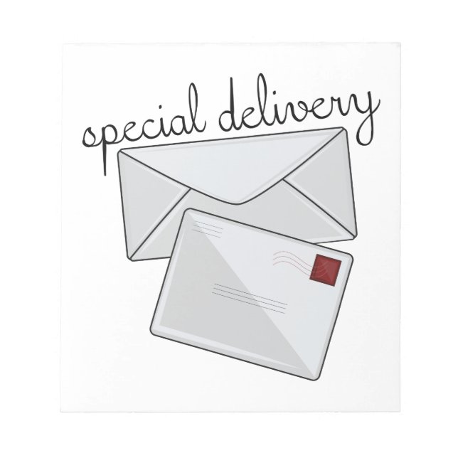 Sonderlieferung Notizblock (Vorderseite)