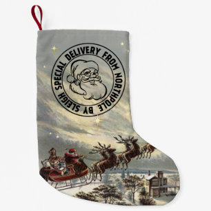 Sonderlieferung von NorthPole nach Sleigh Strumpf Kleiner Weihnachtsstrumpf