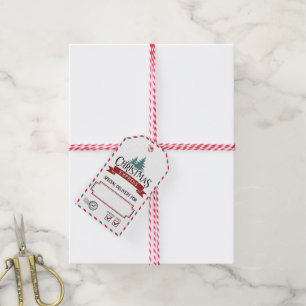 Sonderlieferung von Weihnachten an den Nordpol Geschenkanhänger