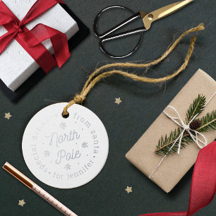 Sonderlieferung von Weihnachten an den Nordpol Geschenkanhänger