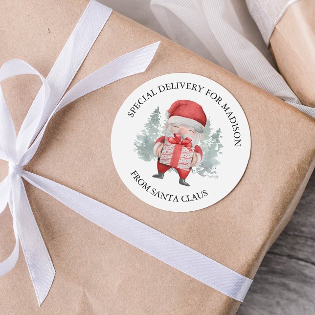 Sonderlieferung von Weihnachtskids Weihnachten Runder Aufkleber (Von Creator hochgeladen)