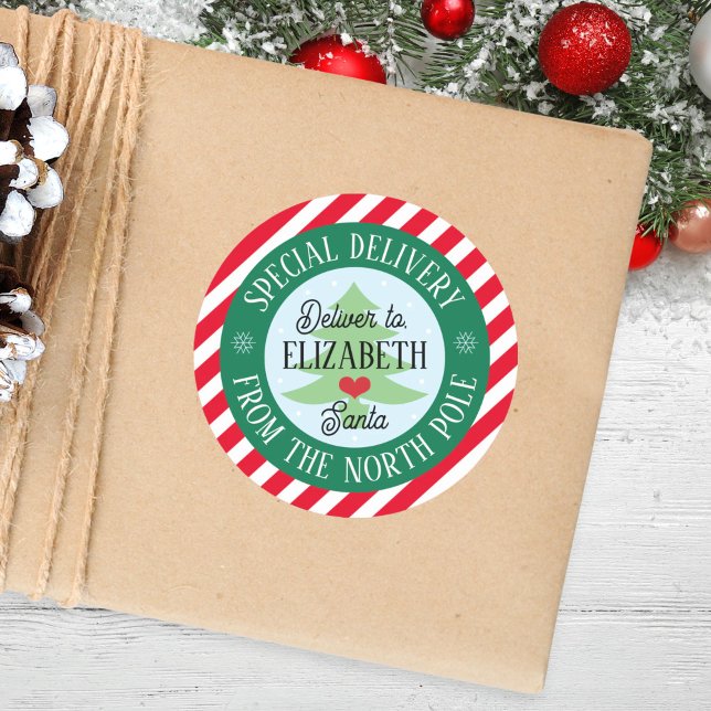 Sonderlieferung von Weihnachtskids Weihnachtsaufkl Runder Aufkleber (Von Creator hochgeladen)