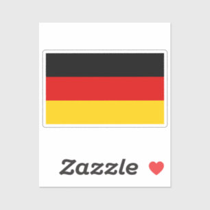 Sondermaßgeschneiderte Flagge Deutschlands  Aufkleber