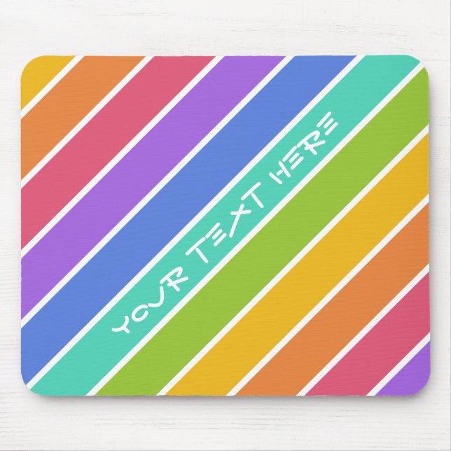 Sondermousepad für Regenbogenfarben Mousepad (Vorne)