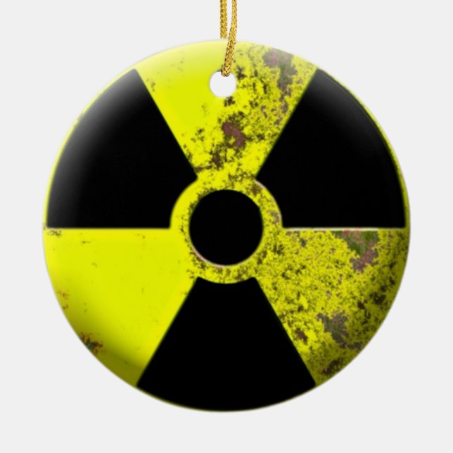 Sondermüll-Weihnachtsbaum-Verzierung Keramikornament (Vorne)
