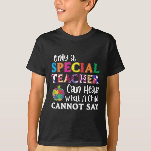 Sonderpädagogik für Bildungen Kinderbetreuung T-Shirt (Vorderseite)