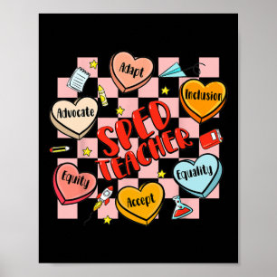 Sonderpädagogik-Lehrer Valentinsgespräch H Poster