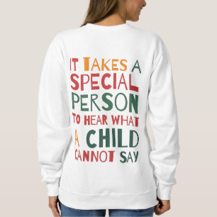 Sonderpädagogik-Shirt, Autismus-Unterstützungs-Swe Sweatshirt