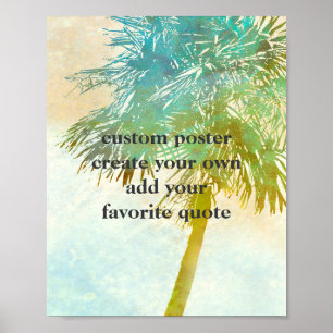 Sonderposter fügen Sie Ihr Angebot tropischen Palm Poster