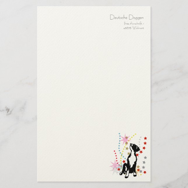 Sonderschäfer Briefpapier (Vorderseite)