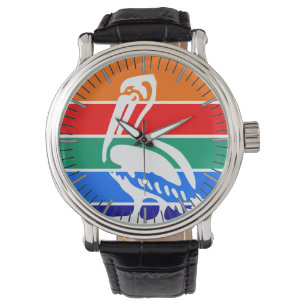 Sonderuhr mit Flagge von St. Petersburg Armbanduhr