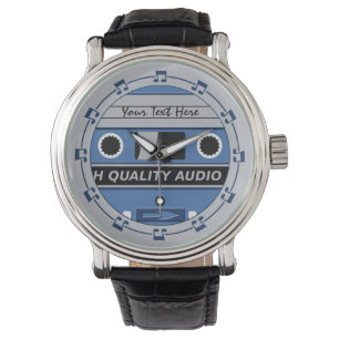 Sonderuhren für das Retro Casette Tape Armbanduhr