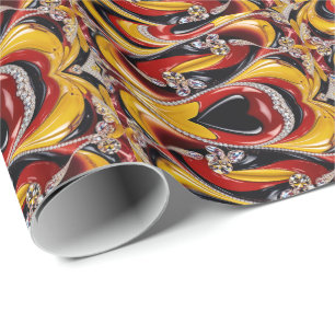 Sonderverpackung mit belgischen Farben Geschenkpapier