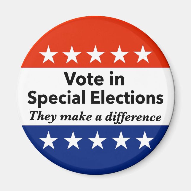 Sonderwahlen abstimmen magnet (Vorne)