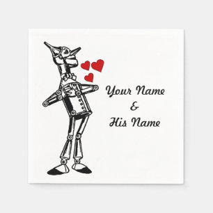 Sonderzauberer für Hochzeit, Batchlorette Serviette