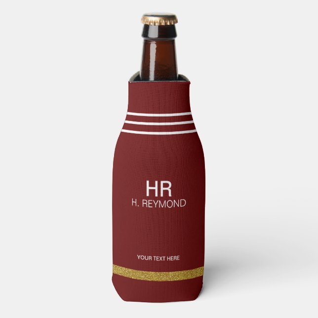 Sonderzeichen und cooler Name der roten Flasche Flaschenkühler (Flaschenvorderseite)