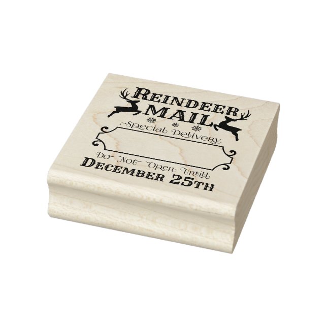 Sonderzustellung für Rentierpost Gummistempel (Stempel)