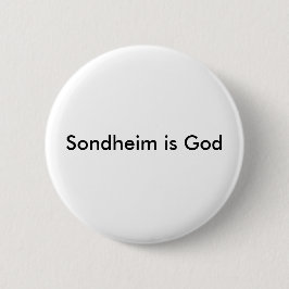 Sondheim ist Gott-Knopf Button