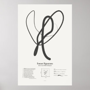 Sonett-Unterzeichnungen: Sonett 64 Poster