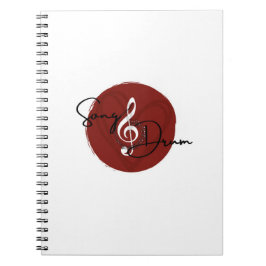Song_Drum Aether Spiral Notebook Notizblock