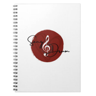 Song_Drum Aether Spiral Notebook Notizblock