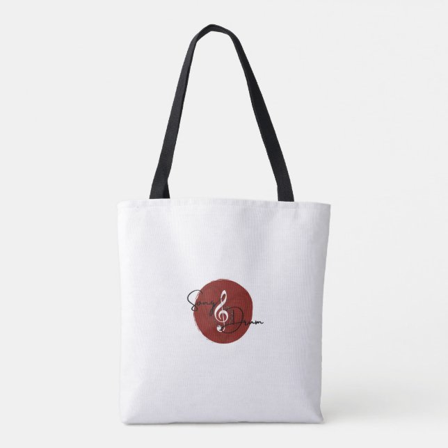 Song_Drum Sac fourre-tout d'épaule en éther (Dos)