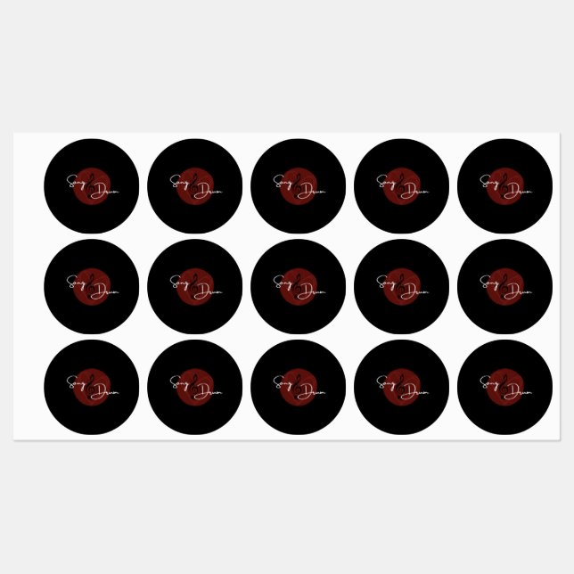 Song_Drum Underworld Wasserfeste Aufkleber (Blatt)