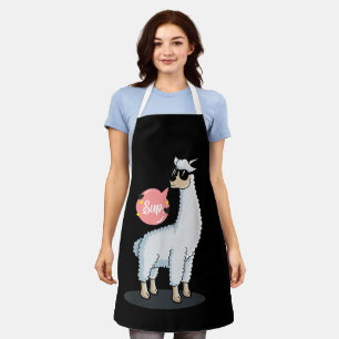 Song No drama Llama Tierwelt Lover Phantastisch Fu Schürze