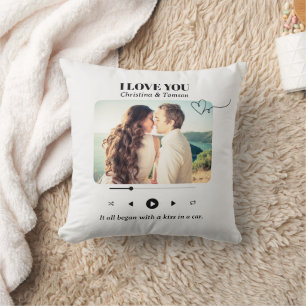 Song Playlist Foto Liebe Valentine's Day Geschenk Kissen