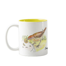 Song Thrush Tasse
