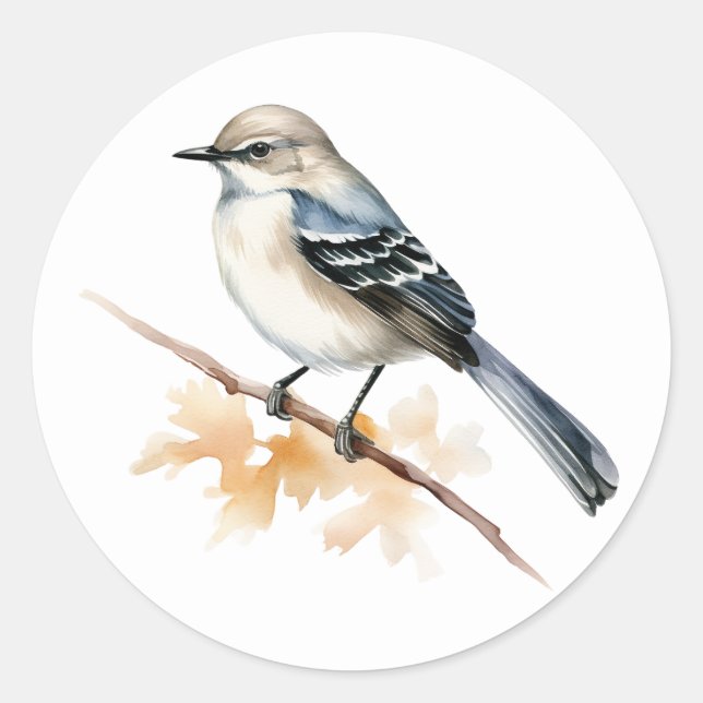 Songbird-Aufkleber Runder Aufkleber (Vorderseite)