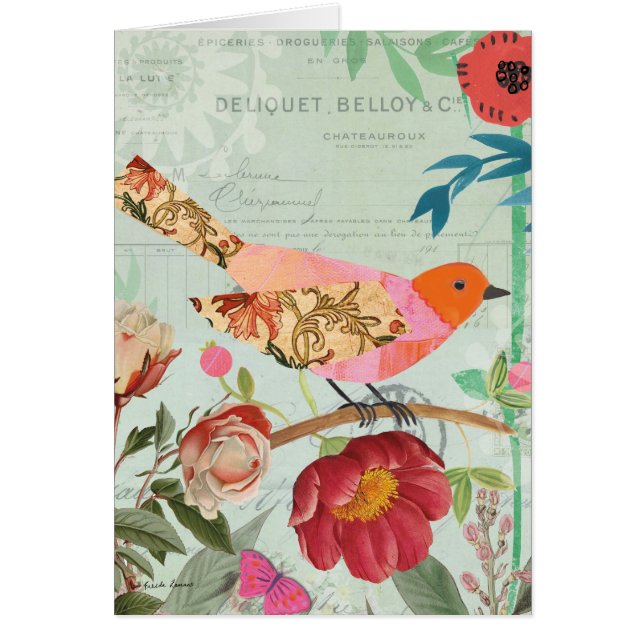 Songbird im Collage-Stil (Vorne)