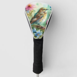 Songbird Melody Graceful Bird & Floral Elegance Golf Headcover