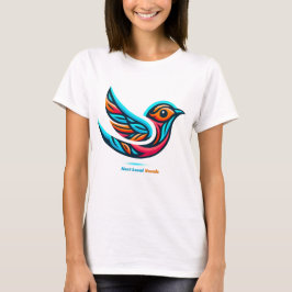 Songbird Nightingale mit Text Next Level Vocals T-Shirt