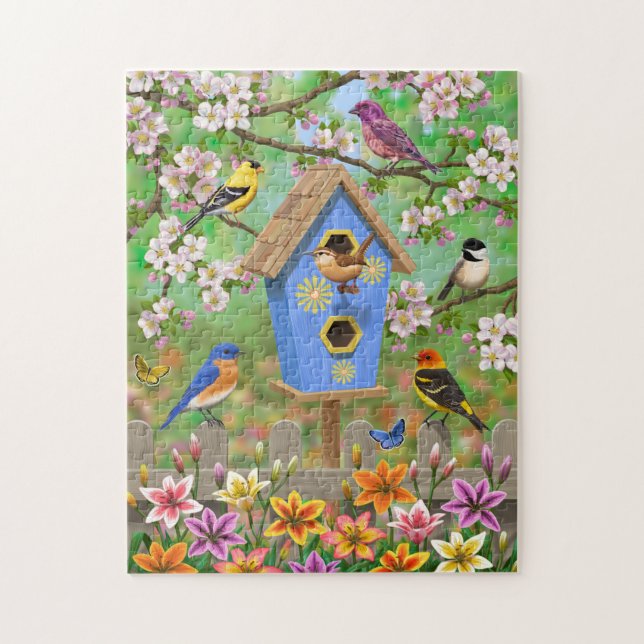 Songbirds Lily Garden Birdhouse (Vertikal)
