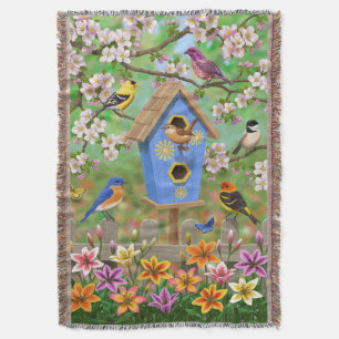 Songbirds Lily Garden Birdhouse Decke
