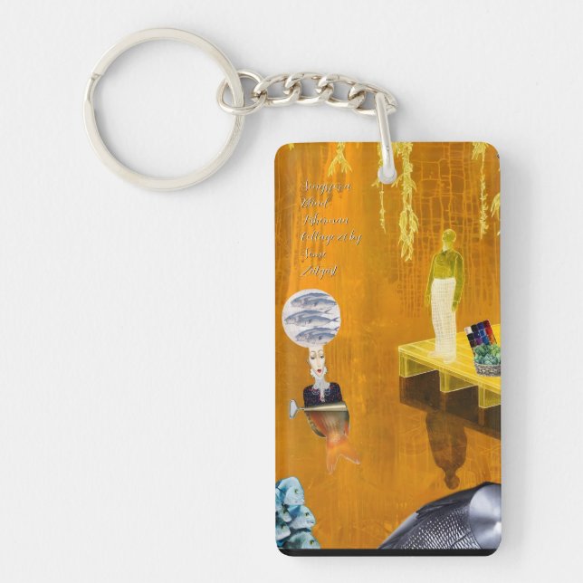 Songs for a Blind Fisherman Collage Notebook Schlüsselanhänger (Vorderseite)