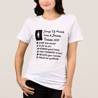 Songs of Health, Liebe & Success 2025 Tri-Blend Shirt
