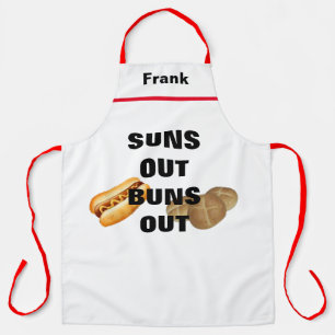 Songs out Buns Out Schürzen - Individuelle Name Fu
