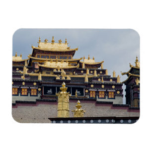 Songzanlin Tibet Kloster - Yunnan, China Magnet