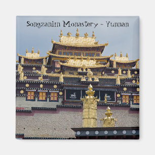 Songzanlin Tibetanisches Kloster - Yunnan, China Magnet