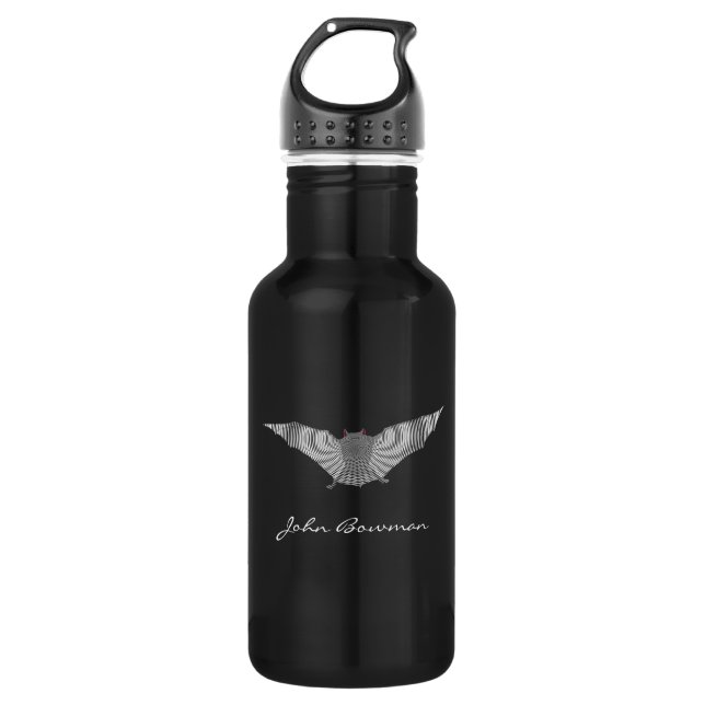 Sonic Bat Edelstahlflasche (Vorderseite)