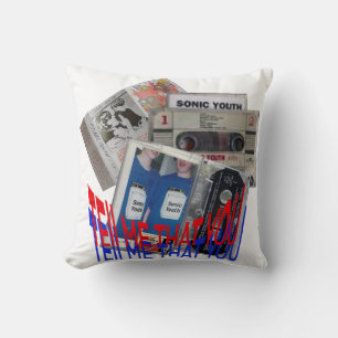 SONIC YOUTTE CASSETTE TAPE coole Kunst Kissen
