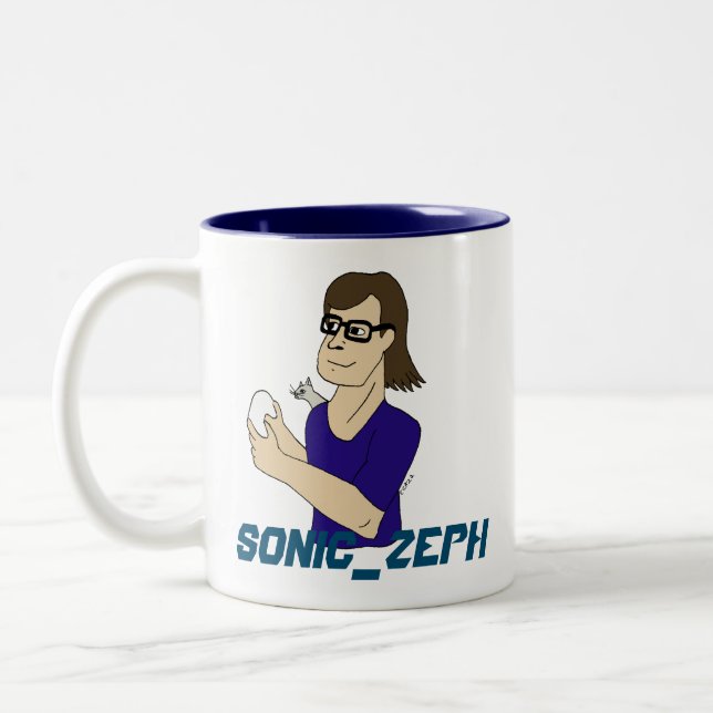 Sonic_Zeph Zweifarbige Tasse (Links)