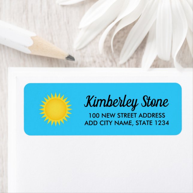 Sonne am klaren, blauen Himmel (Insitu)