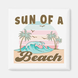 Sonne am Strand Magnet