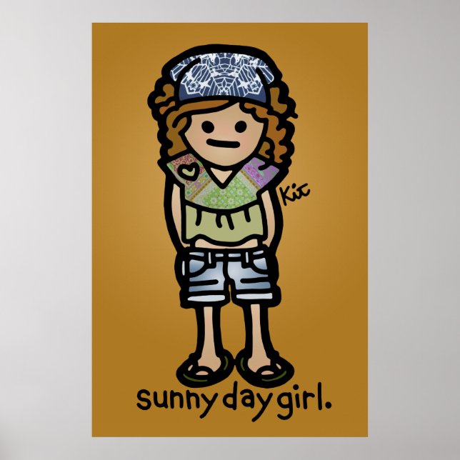 Sonne an Ihren Wänden. Poster (Vorne)