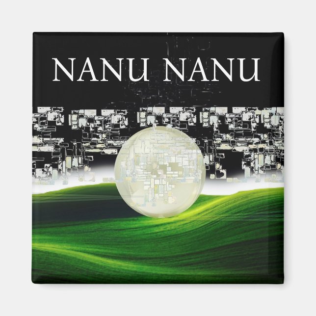 SONNE AUF DEM MUND MAGNET (Vorne)