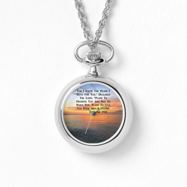 SONNE AUF DEN OZEANPHILIPPIANEN 4:13 SKRIPTURE ARMBANDUHR (Vorderseite)